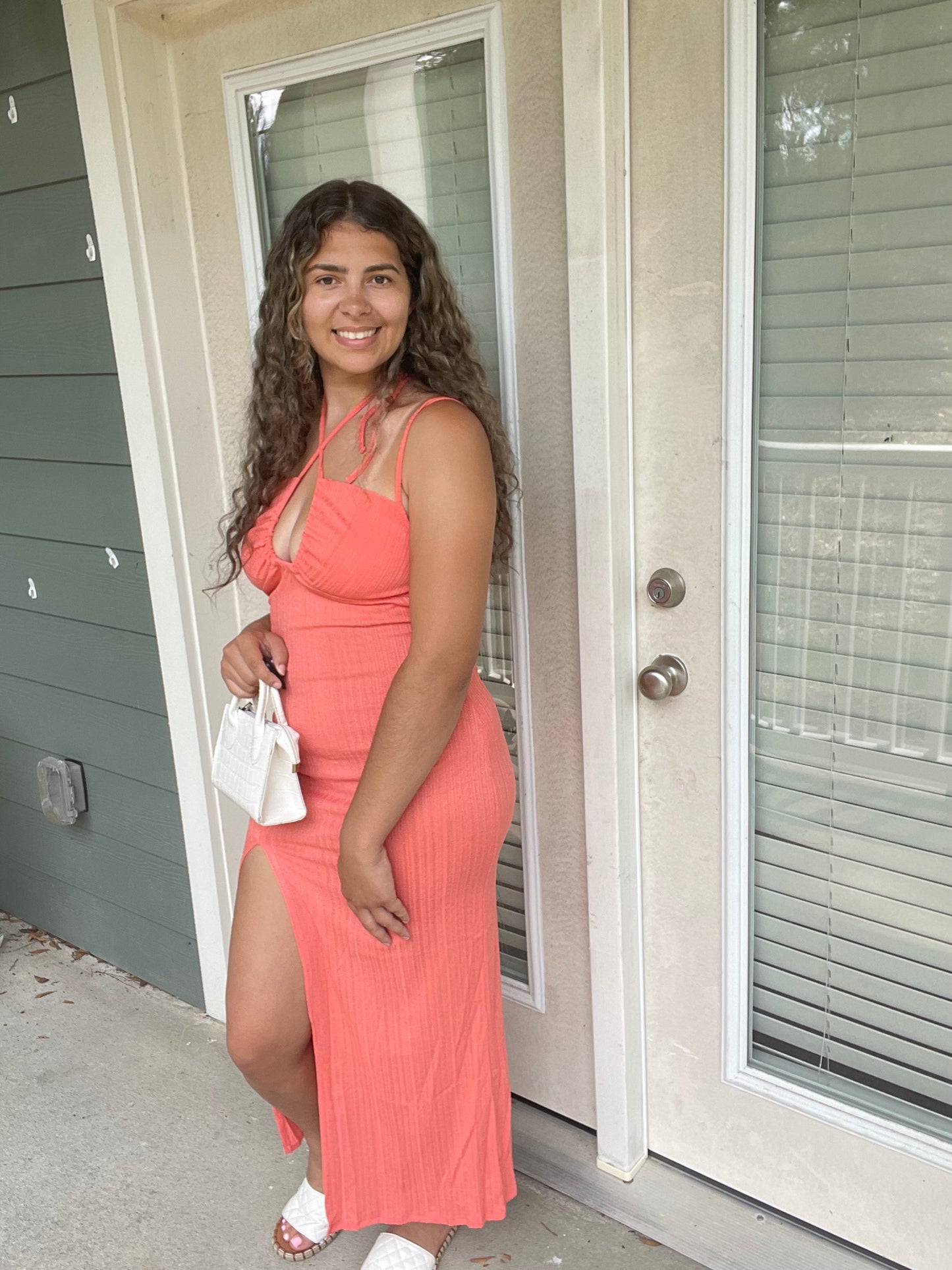 Peachy Summer Dress