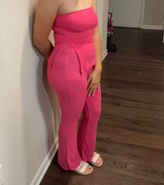 Pink two piece set