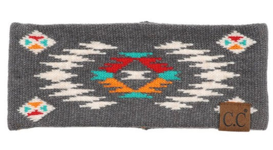 Aztec pattern headband