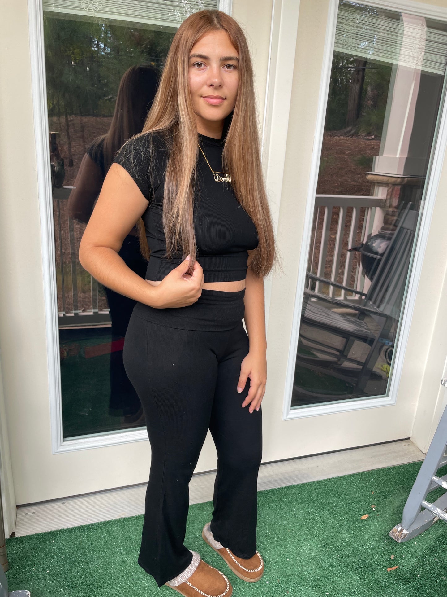 Black two piece set