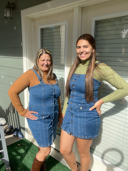 Button Down Denim Dress