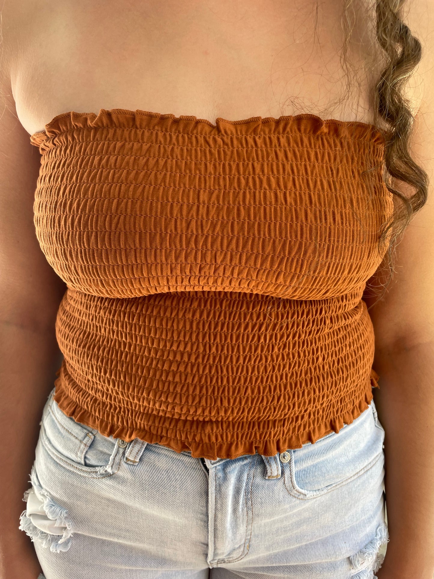 Almond Tube top