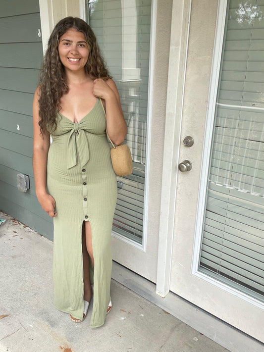 Sage Summer Dress